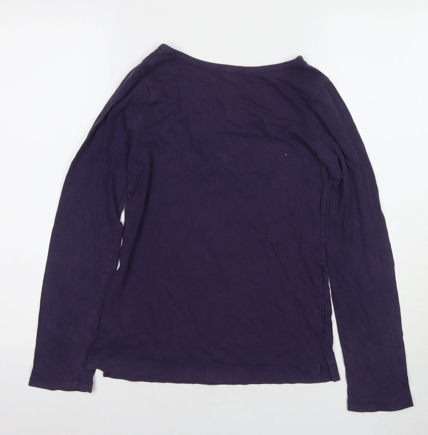 GapKids Girls Purple Henley T-Shirt 13-14 Years