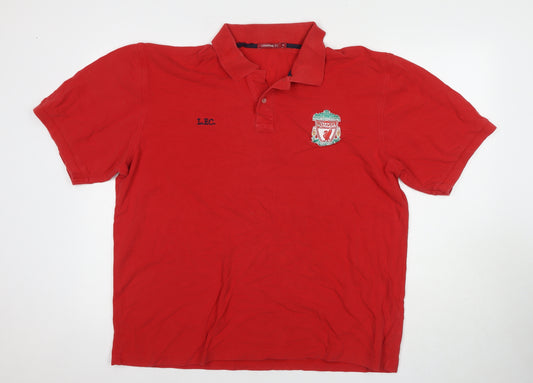 Liverpool F.C. Men's Red XL Polo Shirt