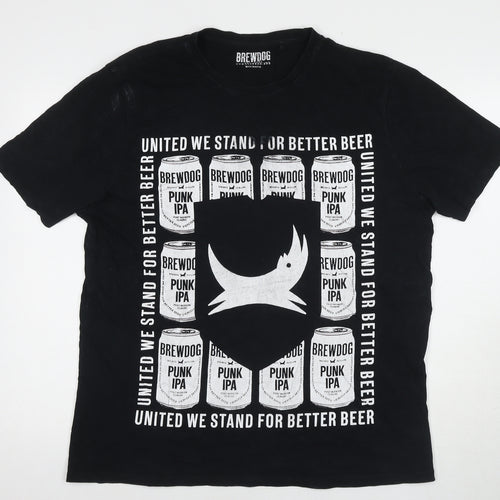 Brewdog Men's Black XL Beer Graphic T-Shirt