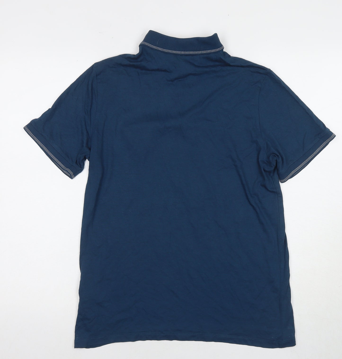 Ted Baker Men's Blue Polo Size M Short Sleeve Casual