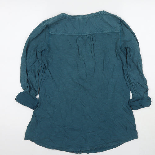 FatFace Women's Blue Tunic Blouse, Size 12, Cotton