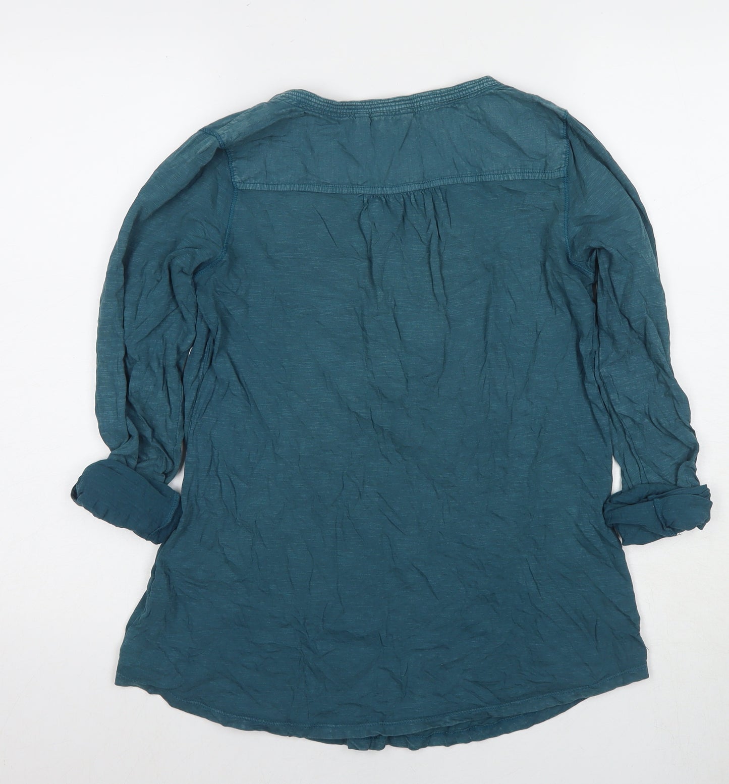 FatFace Women's Blue Tunic Blouse, Size 12, Cotton