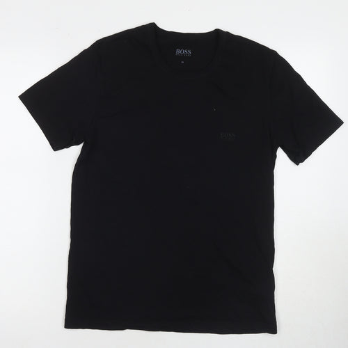 Hugo Boss Men's Black T-Shirt, Regular Fit, Medium