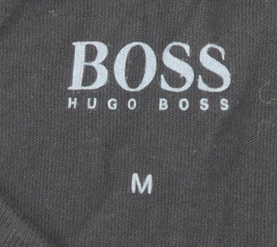 Hugo Boss Men's Black T-Shirt, Regular Fit, Medium