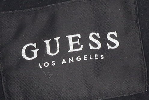 Guess Men's Black Bomber Jacket Size S