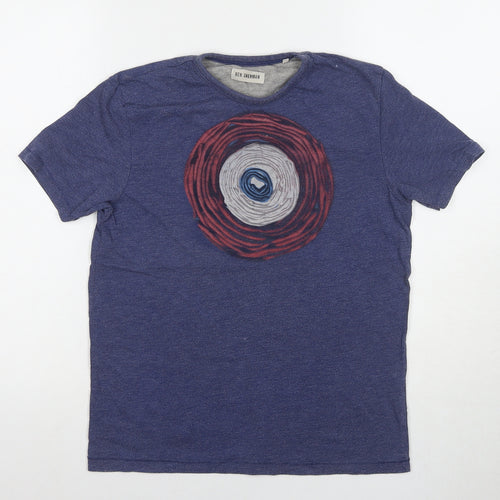 Ben Sherman Blue Boys Graphic Print T-Shirt, Size M