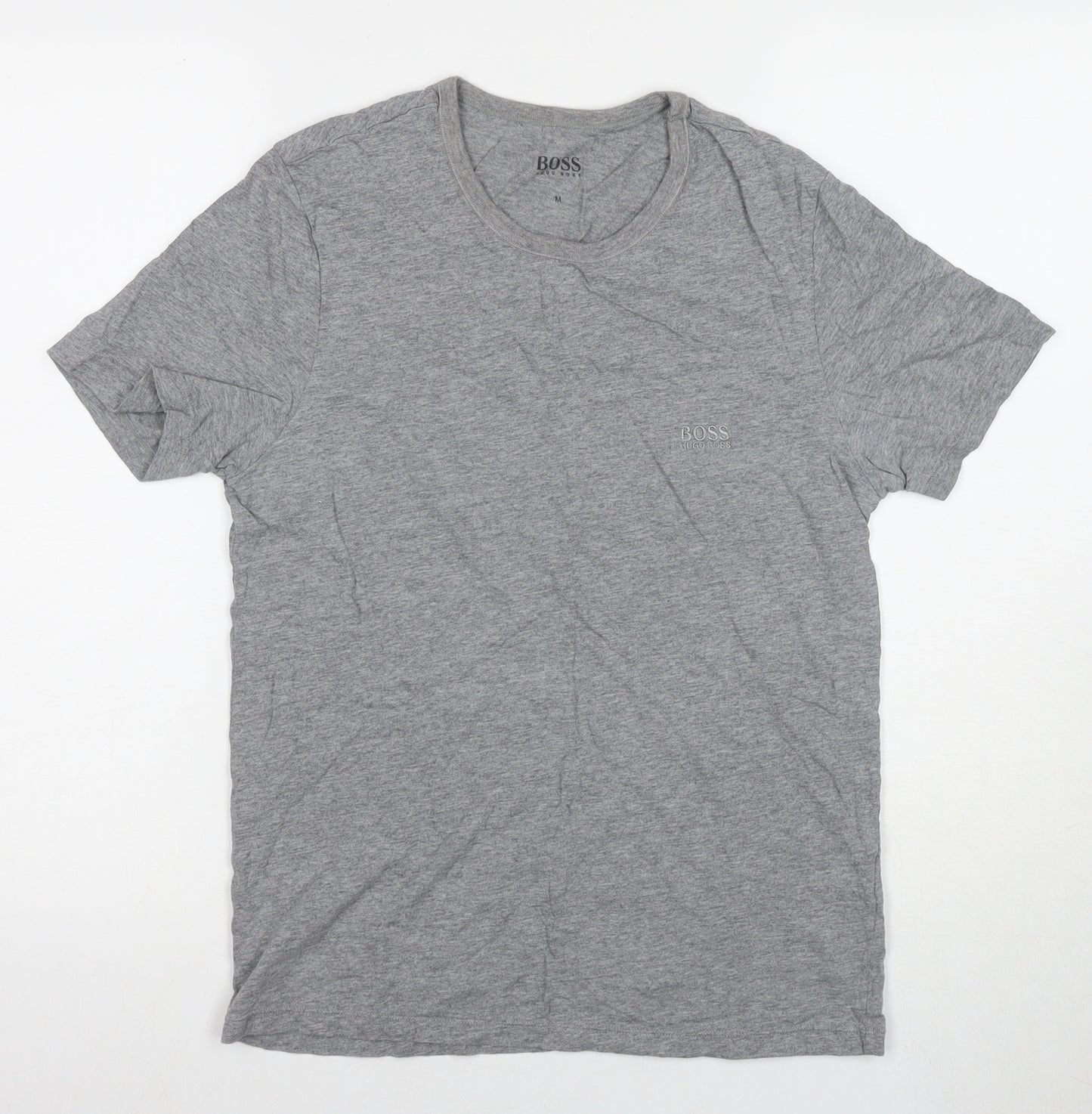 Hugo Boss Men's Grey T-Shirt M - Comfortable & Stylish