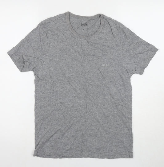 Hugo Boss Men's Grey T-Shirt M - Comfortable & Stylish