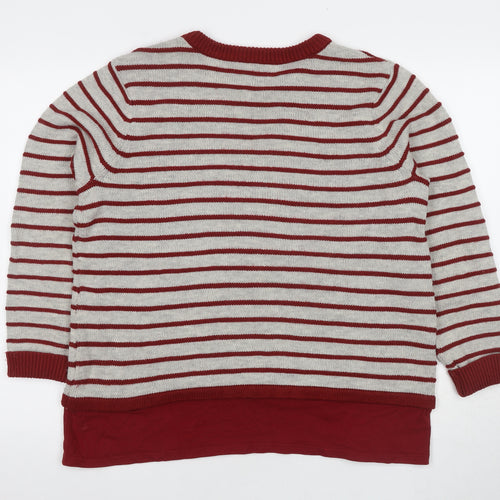 Coton Traders Women's Striped Pullover Jumper