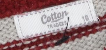 Coton Traders Women's Striped Pullover Jumper