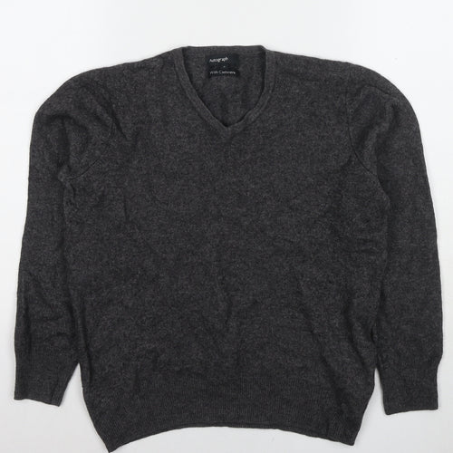 Marks and Spencer Men's Grey Cashmere Wool Pullover S