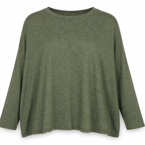Naked Soul Women's Green 3/4 Sleeve Top - M
