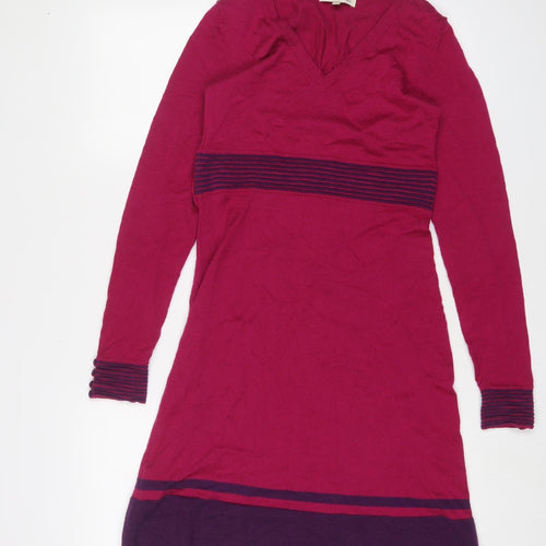 Laura Ashley Women’s Pink Wool A-Line Dress, Size 10