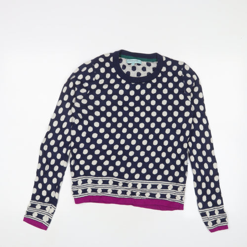 Dickins & Jones Women's Multicoloured Polka Dot Jumper, Size S