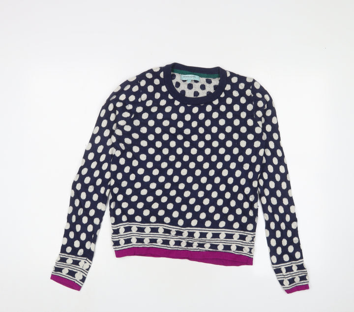 Dickins & Jones Women's Multicoloured Polka Dot Jumper, Size S