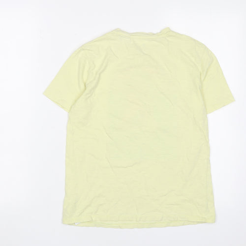 GAP Boys Yellow Graphic T-Shirt XL - Fun Shark Design