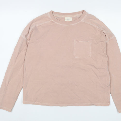 Hush Women's Pink Pullover Sweatshirt, Size S