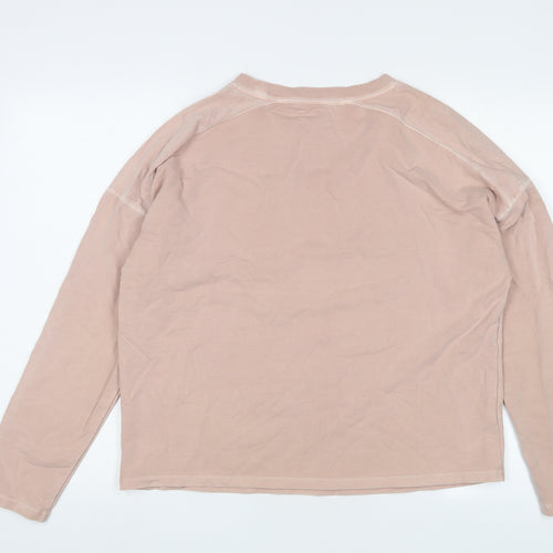 Hush Women's Pink Pullover Sweatshirt, Size S
