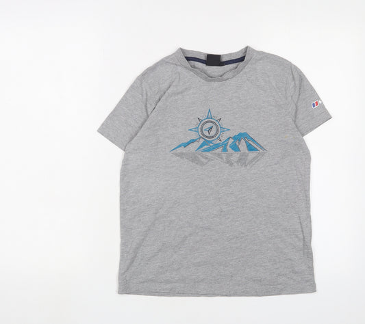 Berghaus Boys Grey Graphic Print T-Shirt 11-12 Years