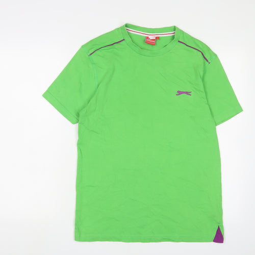 Slazenger Men's Green XS Crew Neck T-Shirt
