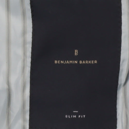 Benjamin Barker Men's Blue Slim Fit Blazer 44
