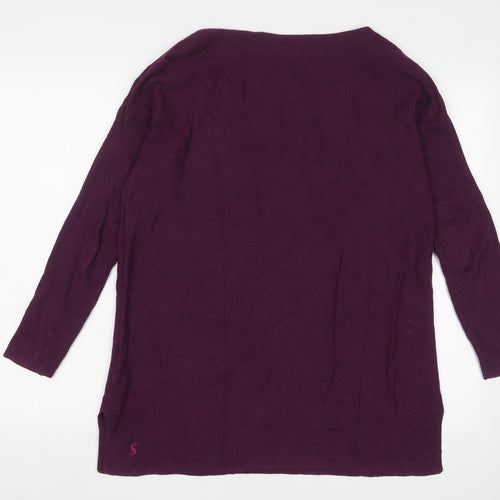 Joules Women's Purple Pullover Knit Jumper Size 12