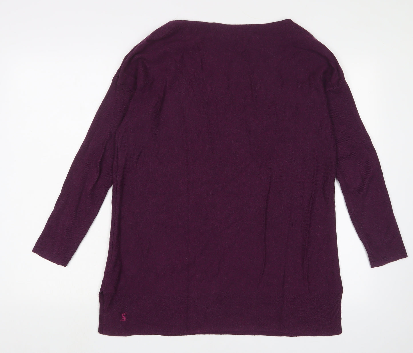 Joules Women's Purple Pullover Knit Jumper Size 12