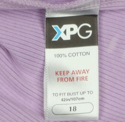 XPG Women's Purple Tank Top Size 18 Cotton
