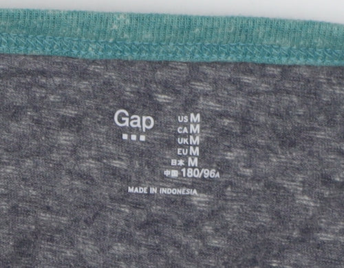 Gap Unisex Grey Tank Top M, Lightweight Casual Scoop Neck