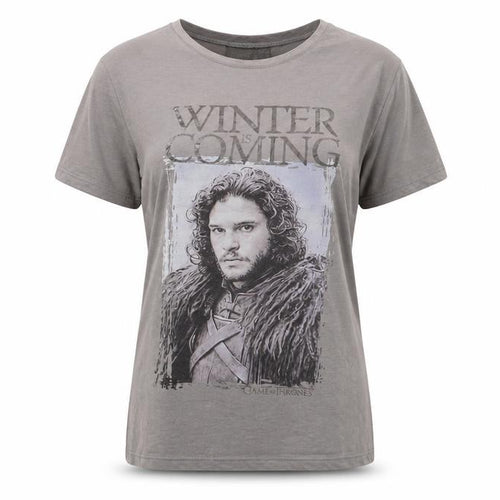 Game of Thrones T-Shirt Grey Unisex Adults Size 12