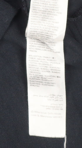 Jacamo Men's Black 1XL Cotton Polo Shirt