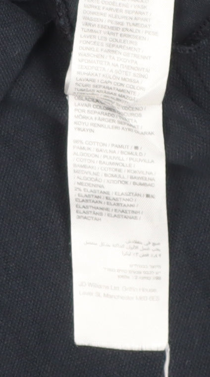 Jacamo Men's Black 1XL Cotton Polo Shirt