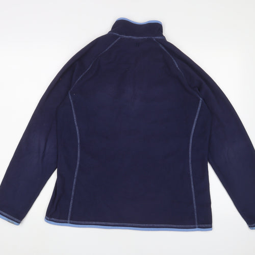 Mountain Warehouse Women's Blue Fleece Pullover Sweatshirt