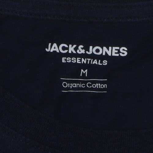 Jack & Jones Men's Blue M Crew Neck T-Shirt