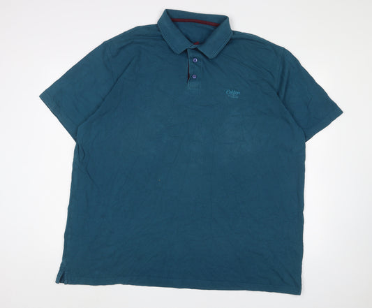 Cotton Traders Men's Blue 3XL Polo Shirt