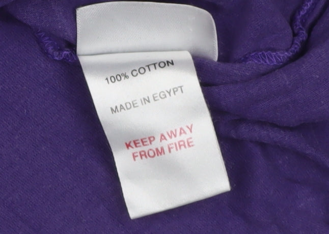 Peter Storm Women's Purple T-Shirt, Size 10, 100% Cotton