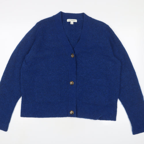 Marks and Spencer Women's Blue Cardigan Size 14