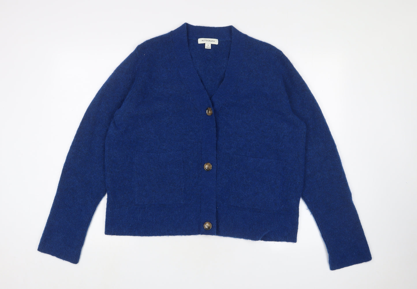 Marks and Spencer Women's Blue Cardigan Size 14