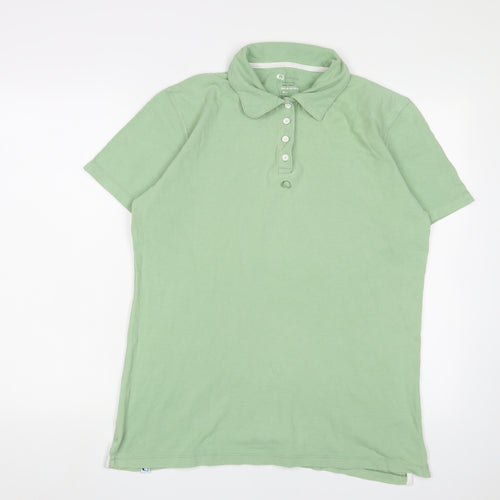 Wayside Women’s Green Polo Shirt, Size L, Casual