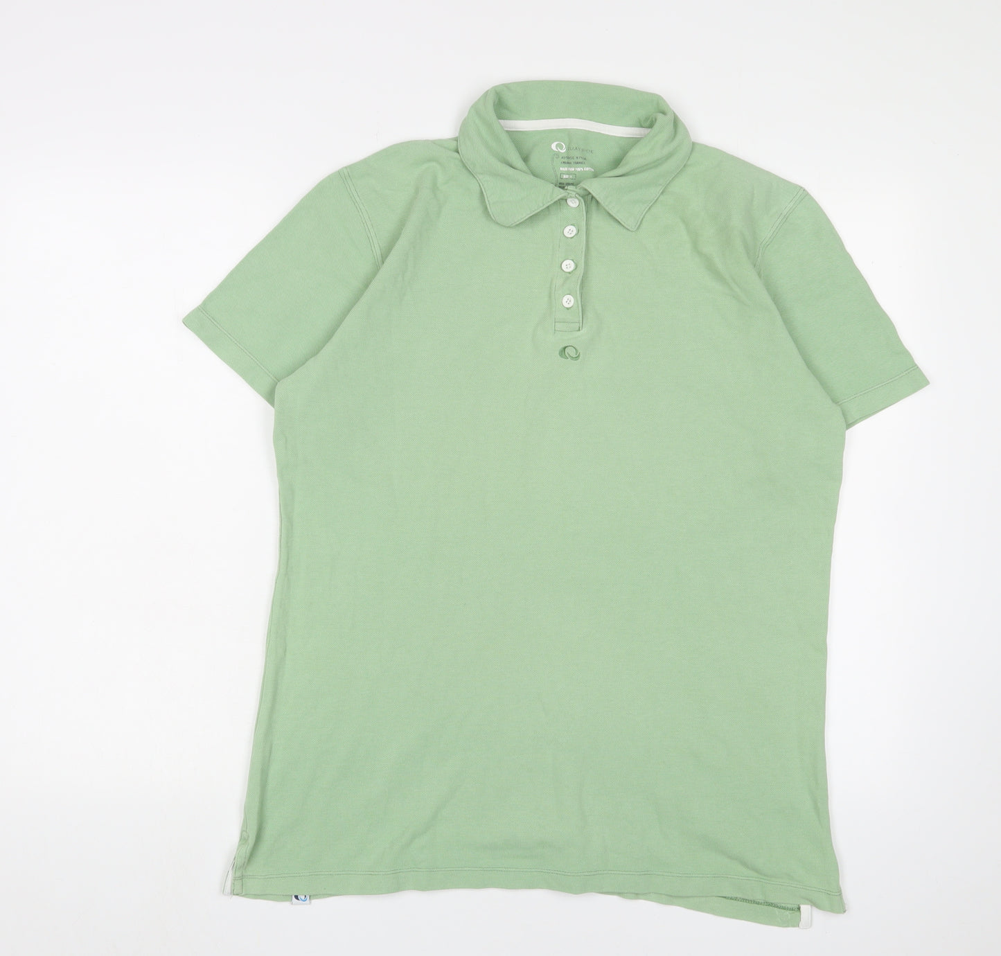 Wayside Women’s Green Polo Shirt, Size L, Casual