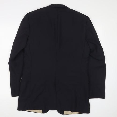 Karl Jackson Men's Black Blazer, Size 38, Regular Fit