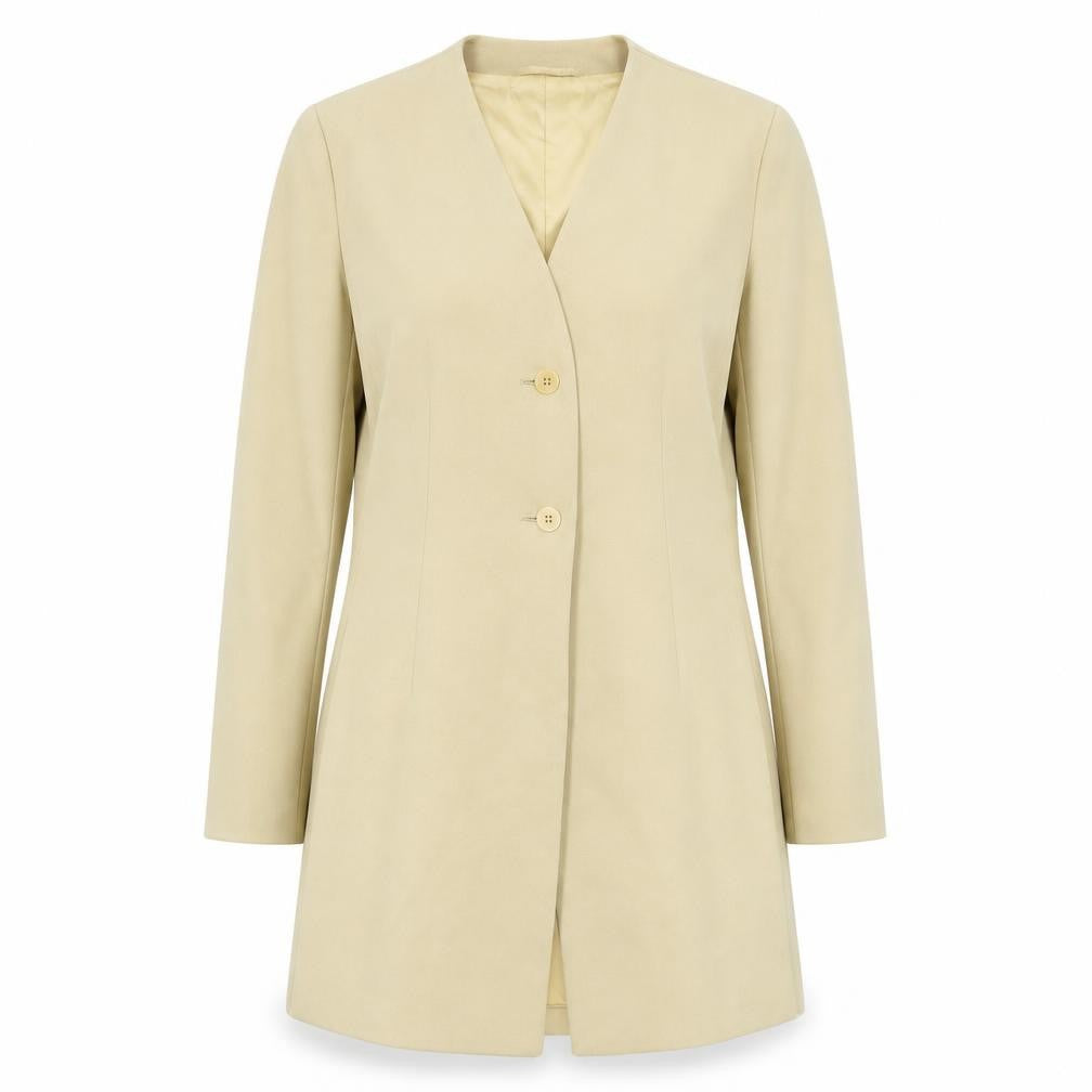 Front view of Windsmoor Women Beige Suit Jacket, size 12