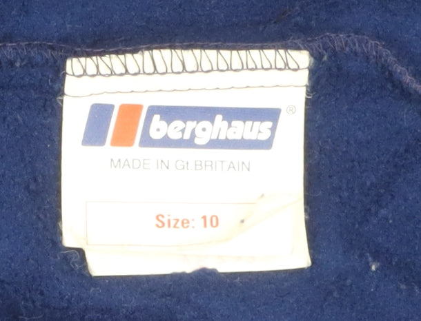 Berghaus Women's Blue Fleece Jacket Size 10, Outdoor