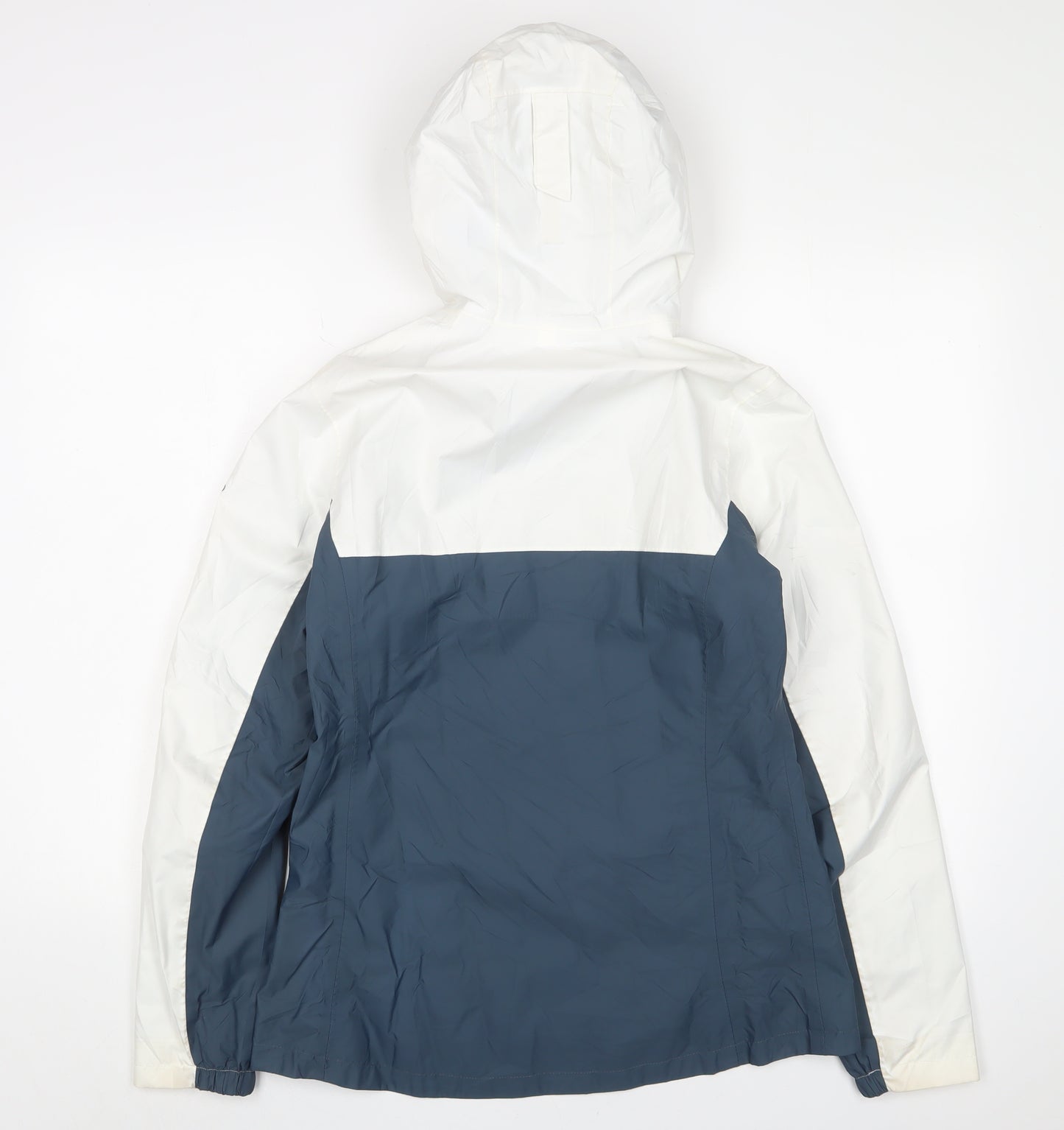 Tribord Women's White Blue Windbreaker Jacket, Size S