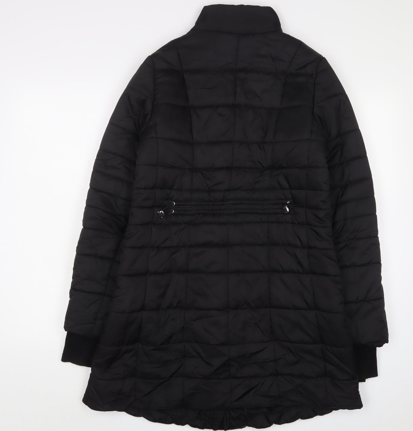 Hobbs Women's Black Puffer Jacket Coat Size 10