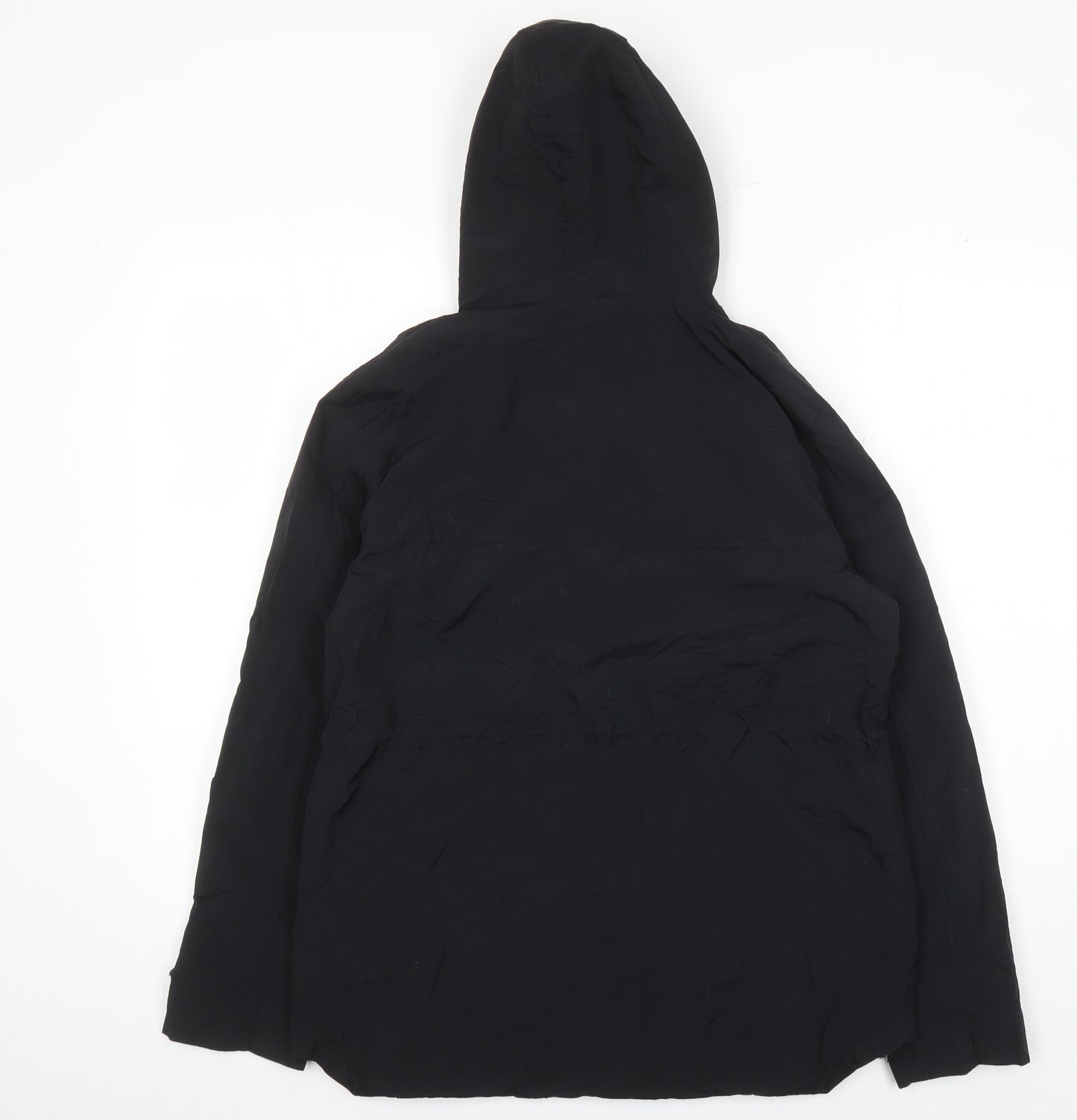 VOJ Jeans Women's Black Parka Jacket Size 12