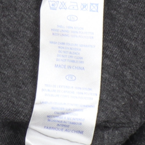 VOJ Jeans Women's Black Parka Jacket Size 12