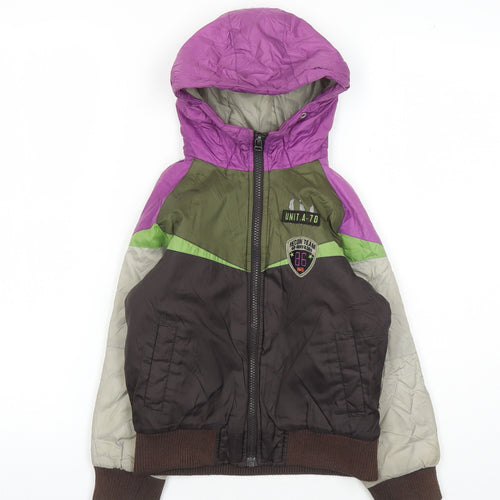 Next Girls Multicoloured Bomber Jacket 6 Years