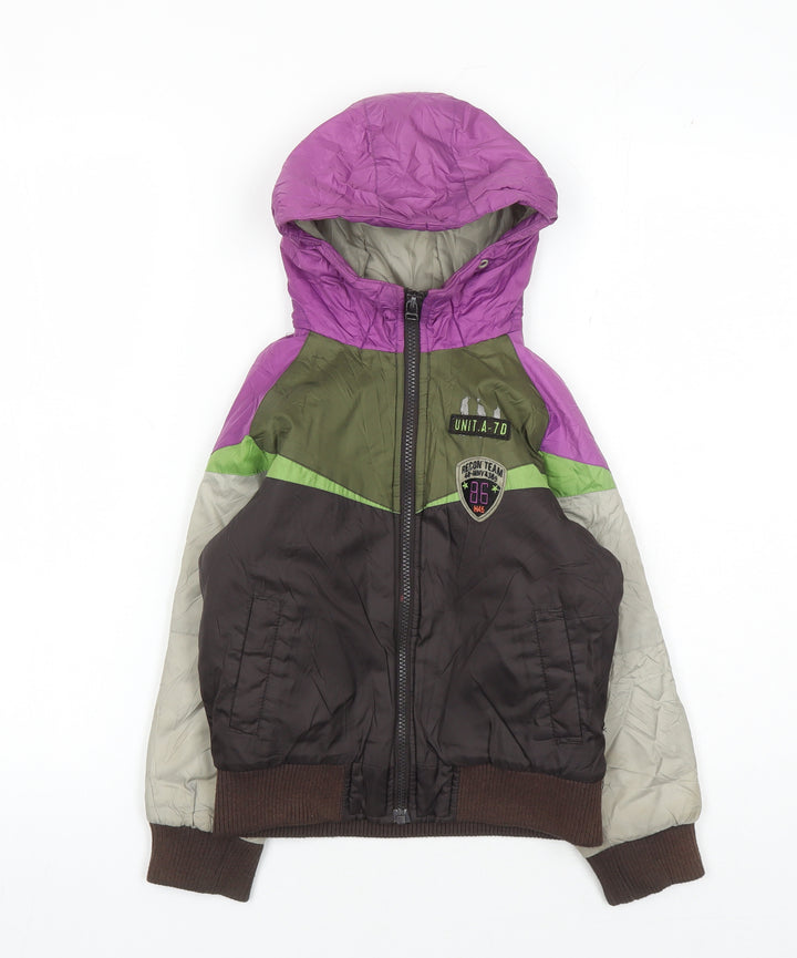 Next Girls Multicoloured Bomber Jacket 6 Years