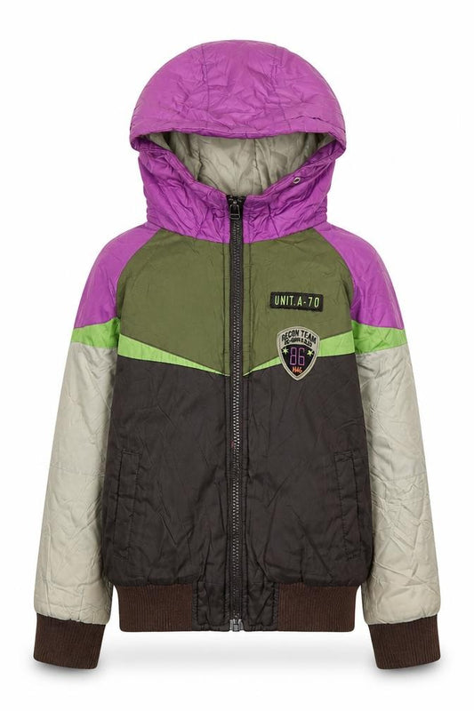 Front view of Next girls’ multicoloured bomber jacket 6 years